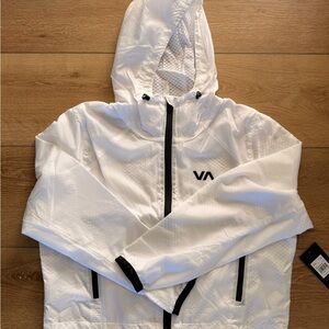 RVCA White Crop Jacket